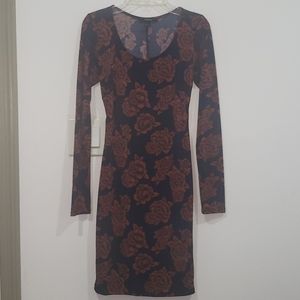 ❤️2/$14❤️Marron flower dress